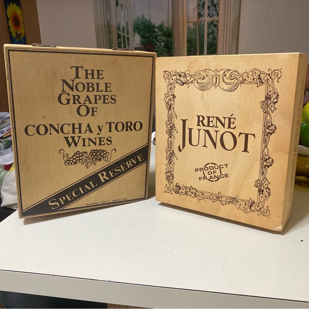Wooden Wine Storage Box Set (empty)